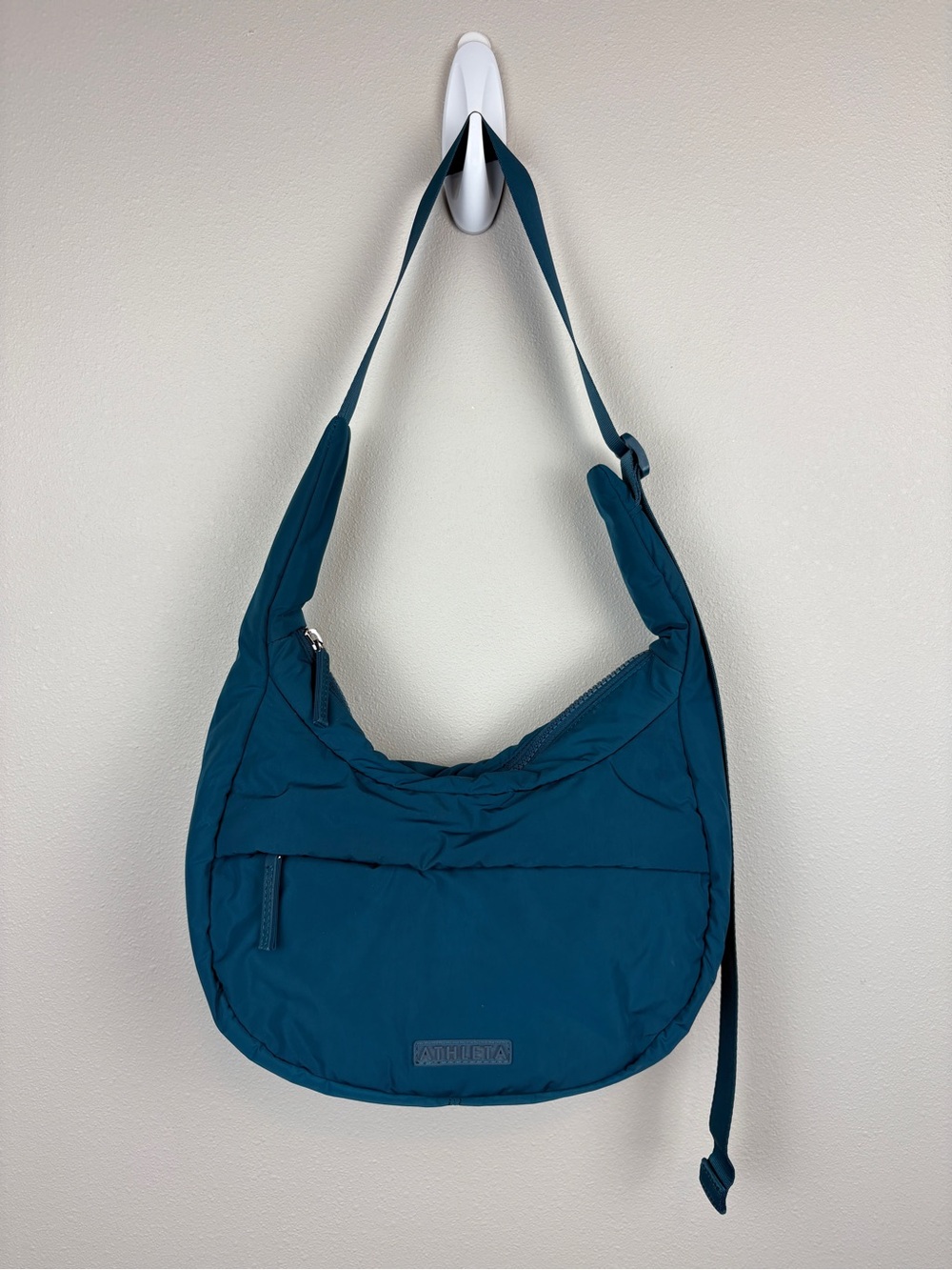 Athleta All About Small Crossbody Hobo Bag in Coastal Teal
